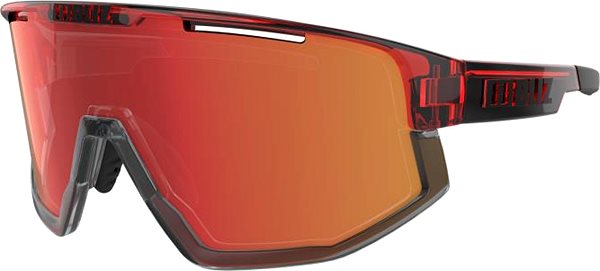 Kerékpáros szemüveg Bliz Fusion Transparent Red Brown w Red Multi Cat.3 ...