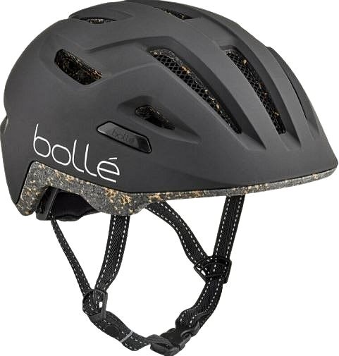 Prilba na bicykel BOLLÉ – ECO STANCE Black Matte L 59 – 62 cm Bočný pohľad