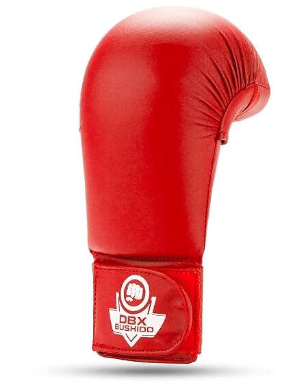 Boxing gloves DBX BUSHIDO DBX-KM Karate gloves S red .