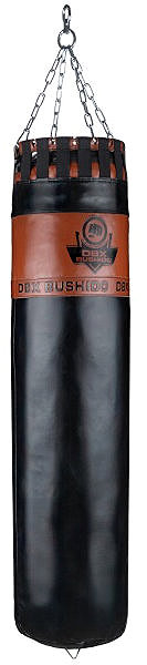 Boxing bag DBX BUSHIDO Sovereign Professional leather boxing bag DBX 130/35 cm 30 kg .