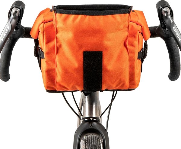 Bike bag Restrap Bar Pack handlebar bag - orange .