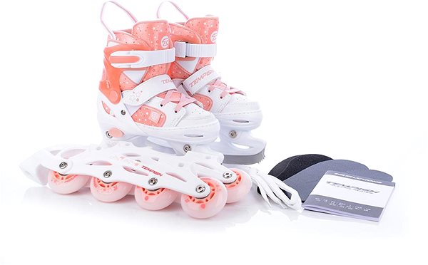 Ice skates TEMPISH RS TON GIRL DUO LED size 30-33 .