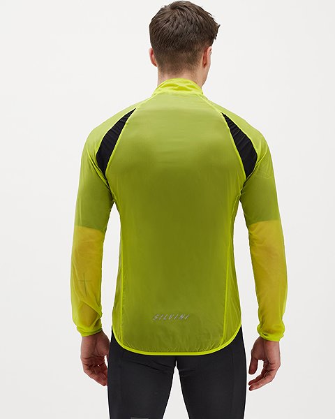 Bike jacket SILVINI Montilio MJ1601 lime - black, S .
