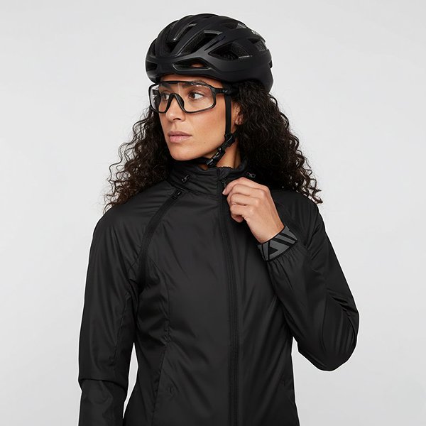 Bike jacket SILVINI Vetta WJ1623 black - cloud, XS .