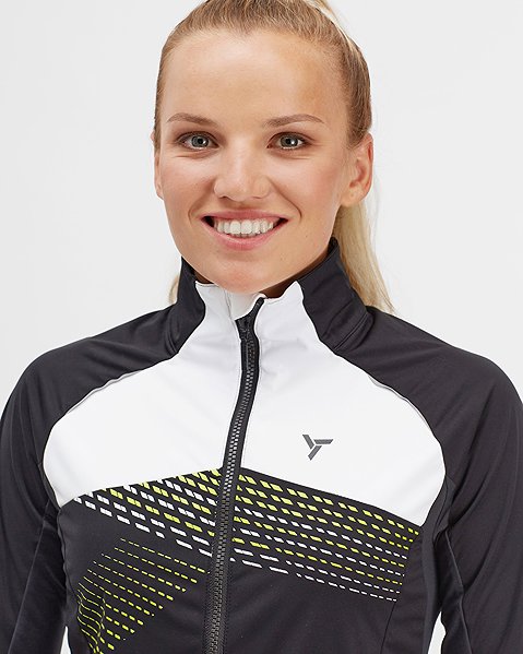Bike jacket SILVINI Serrone WJ1501 black-lime XS .