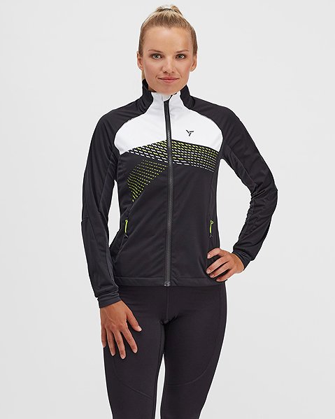 Bike jacket SILVINI Serrone WJ1501 black-lime XS .