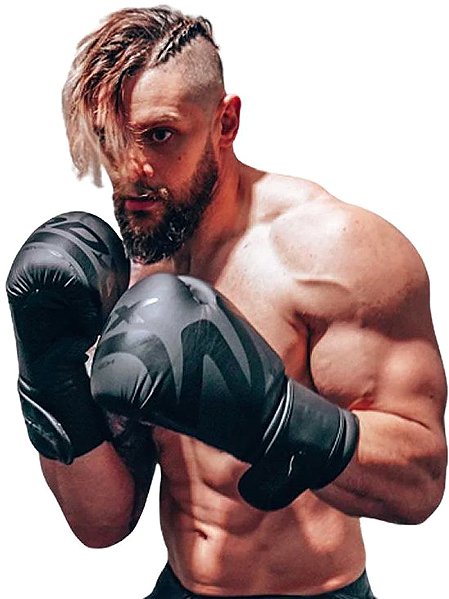 Boxing gloves RDX Boxing gloves F15 black 12 oz .