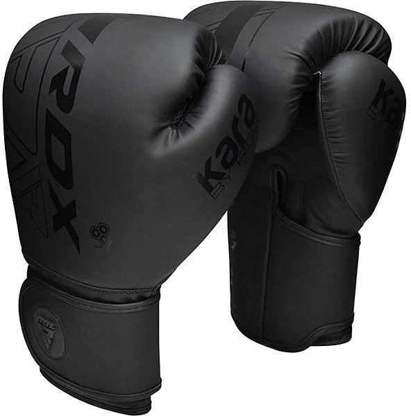 Boxing gloves RDX Boxing training gloves F6 Kara black 10 oz .