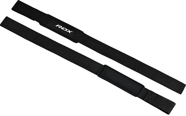 RDX W1 Black Weightlifting Wrist Straps.