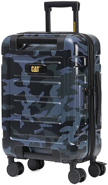 CAT Stealth 2.0 suitcase, dark grey camouflage S .
