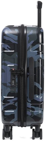 CAT Stealth 2.0 suitcase, dark grey camouflage S .