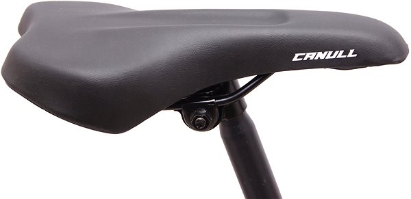 Elektromos kerékpár CANULL GT-27,5 MTBS M-es méret fekete/narancsszín Jellemzők/technológia