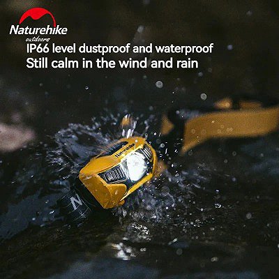 Headlamp Naturehike headlamp yellow - 210 lm .