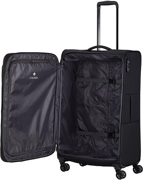 Travelite Chios L Black suitcase .