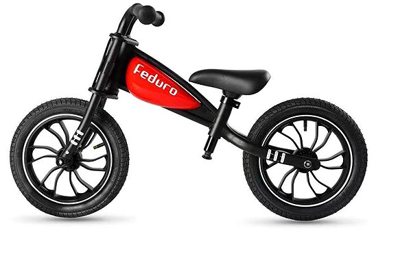 QPLAY Feduro Balance Bike, Red.