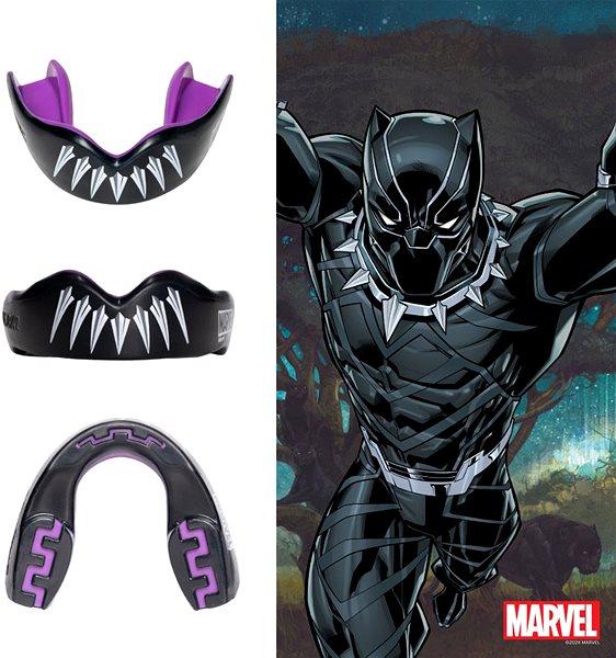 Chránič zubů SafeJawz Marvel Black Panther chránič zubů, velikost Senior ...