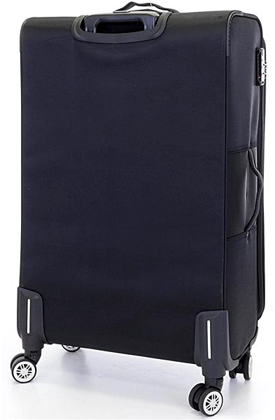 Cestovný kufor Veľký cestovný kufor T-class® 932, čierny, XL Zadná strana