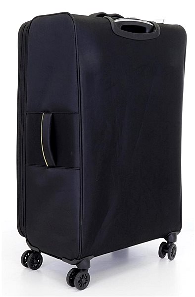 Cestovný kufor Veľký cestovný kufor T-class® 933, čierny, XL Zadná strana