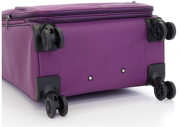 Cestovný kufor Cestovný kufor T-class® 933, fialový, L Spodná strana