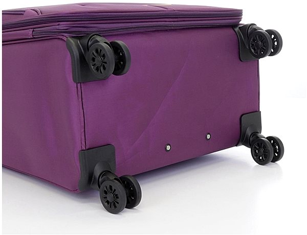 Cestovný kufor Veľký cestovný kufor T-class® 933, fialový, XL Spodná strana