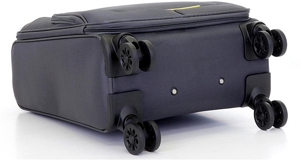 Cestovný kufor Palubný kufor T-class® 933, sivý, M Spodná strana