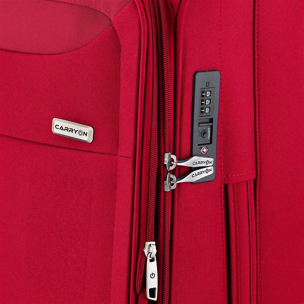 CARRY ON Air Cherry Red size M suitcase.