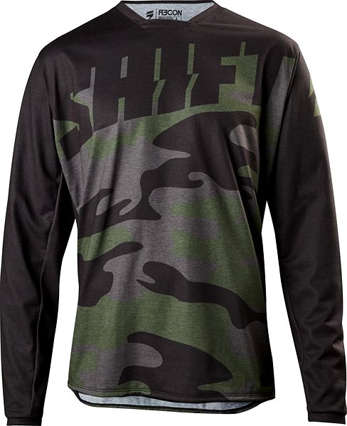 Cyklodres MX Shift R3Con Drift Camo Jersey M ...