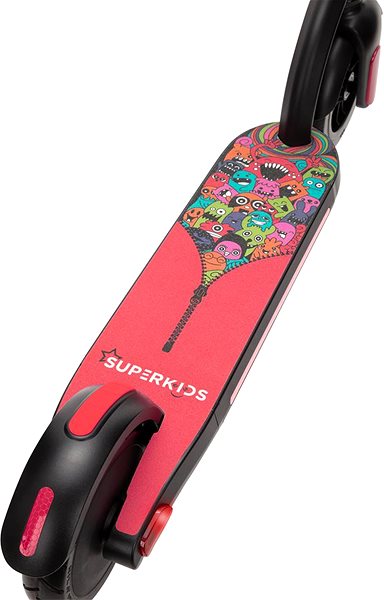 Electric scooter BLUETOUCH Electric scooter BT SUPERKIDS - red .