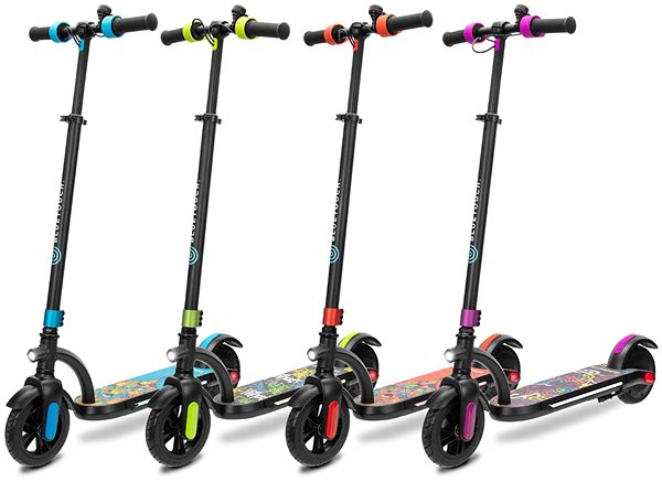 Electric scooter BLUETOUCH Electric scooter BT SUPERKIDS - red .