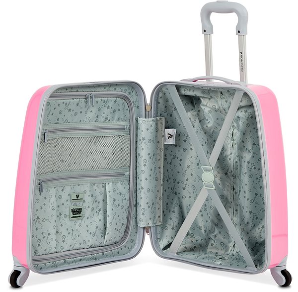 Children's suitcase Roncato Junior Bugs Bunny pink 50 × 36 × 22 cm .