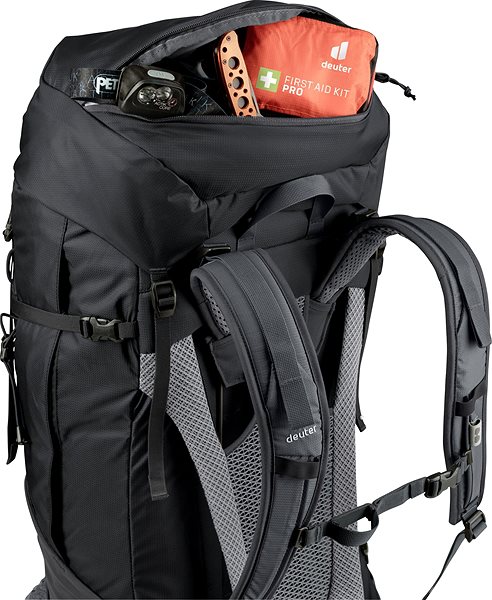 Hiking backpack Deuter Futura Air Trek 60 + 10 black .
