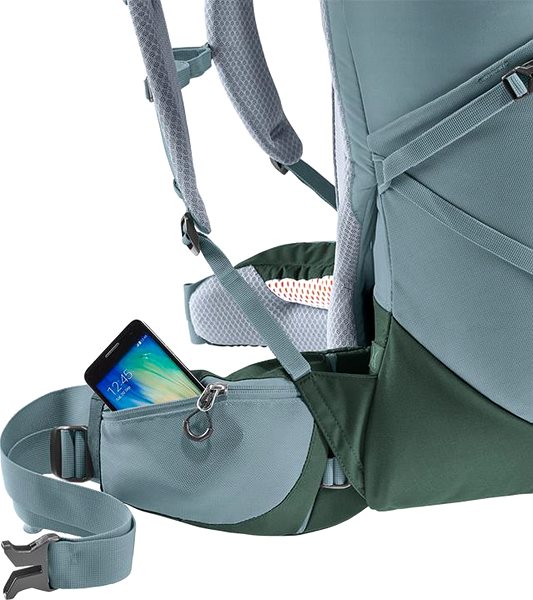 Túrahátizsák Deuter Aircontact Core 35+10 SL szürke-kék szürke ...