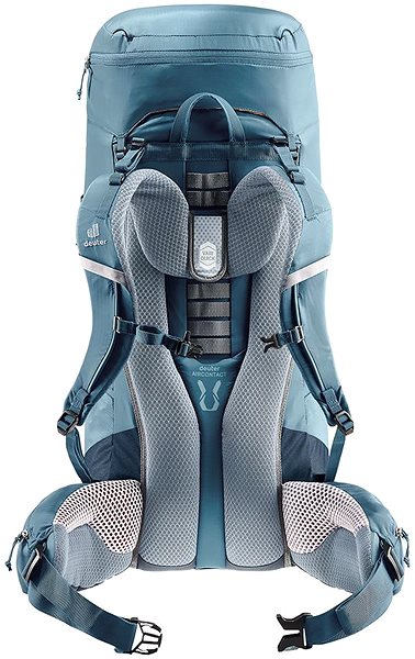 Hiking backpack Deuter Aircontact Lite 50 + 10 blue .