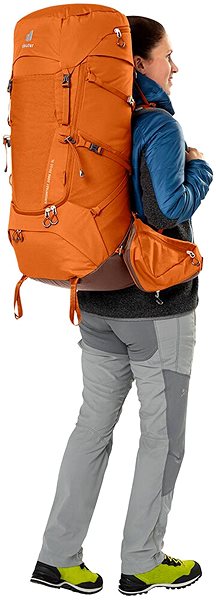Turistický batoh Deuter Aircontact Core 55+10 SL oranžový ...