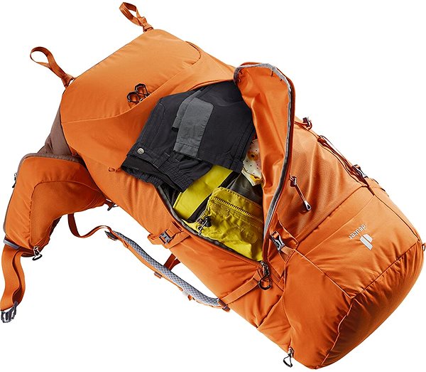 Hiking backpack Deuter Aircontact Core 65+10 SL orange .