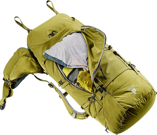 Hiking backpack Deuter Aircontact Core 60+10 blue .