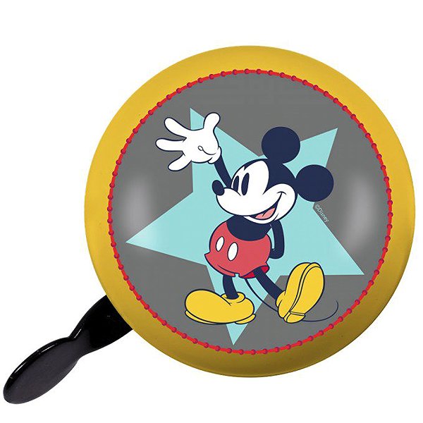 Bicycle bell Disney Mickey yellow retro 80 mm .