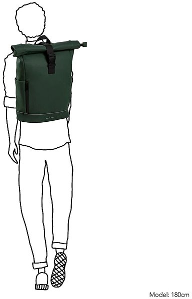 Laptop Backpack Daniel Ray Highlands Roll-Top Laptop Backpack, Green ...