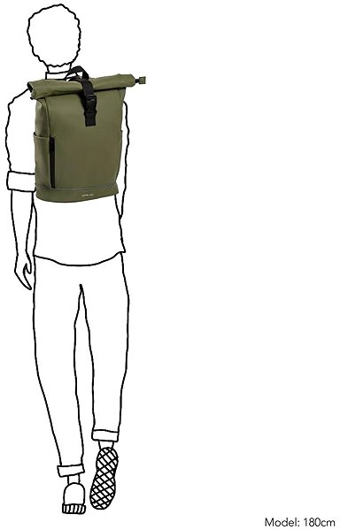 Laptop Backpack Daniel Ray Highlands Roll-Top Laptop Backpack, Olive Green ...