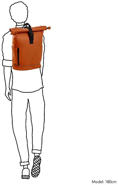 Laptop Backpack Daniel Ray Highlands Roll-Top Laptop Backpack, Orange ...