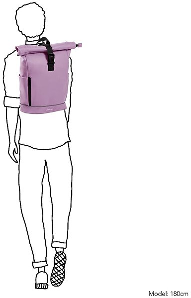 Laptop Backpack Daniel Ray Highlands Roll-Top Laptop Backpack, Purple ...