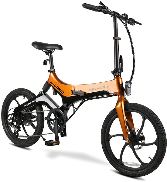 MS Energy eBike i20 Black/Orange .