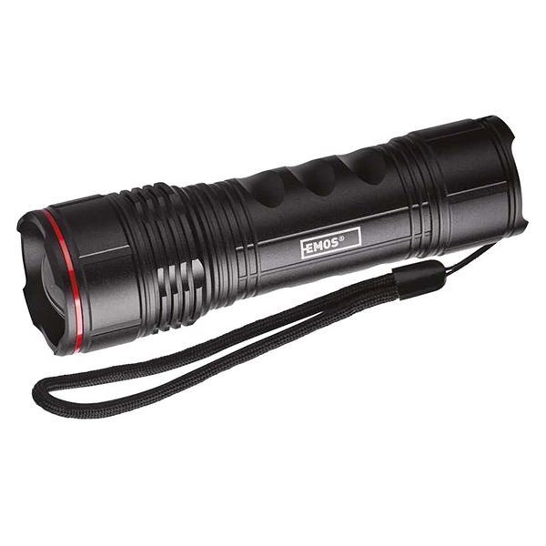 Flashlight EMOS LED Metal Flashlight, 500 lm, 4 × AAA, FOCUS Features/technology