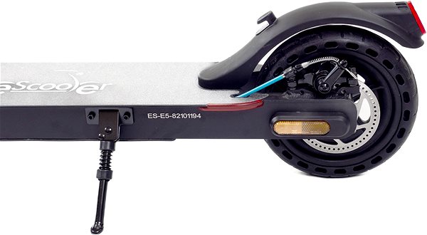 Elektrická kolobežka eScooter E5 strieborná ...