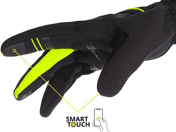 Sífutó kesztyű Etape Everest WS+ Black/Yellow S-es méret ...