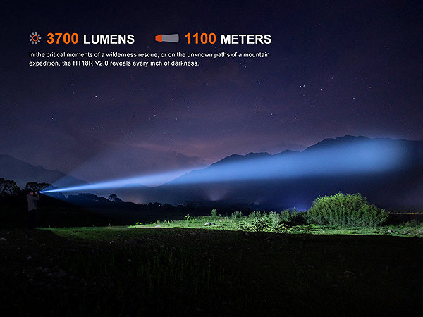 Taschenlampe Fenix HT18R V2.0 .