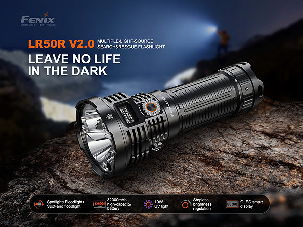 Zseblámpa Fenix LR50R V2.0 ...