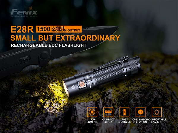 Flashlight Fenix E28R Features/technology