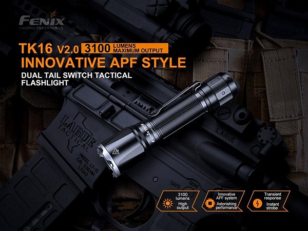 Flashlight Fenix TK16 V2.0 Features/technology