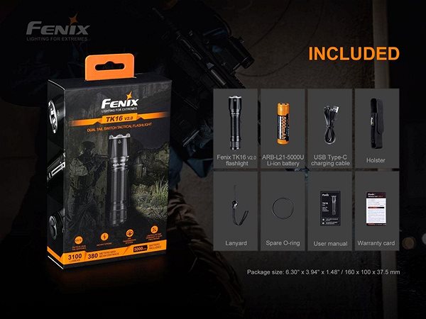 Light Fenix TK16 V2.0 Packaging/box